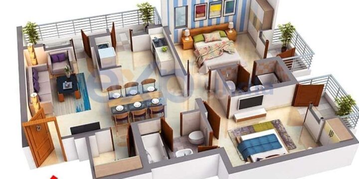 VTP Township 2bhk Flat/ Apartment 771sqft